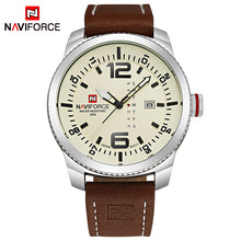 Load image into Gallery viewer, 2017 Top Luxury Brand NAVIFORCE Men Military Sports Watches Men's Quartz Date Clock Man Leather Wrist Watch Relogio Masculino