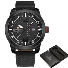 Load image into Gallery viewer, 2017 Top Luxury Brand NAVIFORCE Men Military Sports Watches Men's Quartz Date Clock Man Leather Wrist Watch Relogio Masculino