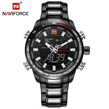 Load image into Gallery viewer, NAVIFORCE Luxury Brand Men Military Sport Watches Men's Digital Quartz Clock Full Steel Waterproof Wrist Watch relogio masculino