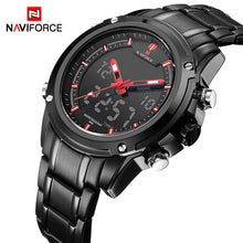 Load image into Gallery viewer, NAVIFORCE Luxury Brand Men Sports Army Military Watches Men&#39;s Quartz Analog LED Clock Male Waterproof Watch relogio masculino