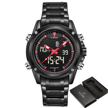 Load image into Gallery viewer, NAVIFORCE Luxury Brand Men Sports Army Military Watches Men&#39;s Quartz Analog LED Clock Male Waterproof Watch relogio masculino