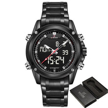 Load image into Gallery viewer, NAVIFORCE Luxury Brand Men Sports Army Military Watches Men&#39;s Quartz Analog LED Clock Male Waterproof Watch relogio masculino