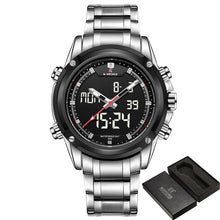 Load image into Gallery viewer, NAVIFORCE Luxury Brand Men Sports Army Military Watches Men&#39;s Quartz Analog LED Clock Male Waterproof Watch relogio masculino