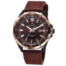Load image into Gallery viewer, 2017 NEW Fashion Casual NAVIFORCE Brand Waterproof Quartz Watch Men Military Leather Sports Watches Man Clock Relogio Masculino