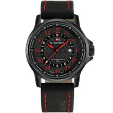 Load image into Gallery viewer, NAVIFORCE Top Luxury Brand Men Sports waterproof Watches Men&#39;s Quartz Clock Man Leather Military Wrist Watches Relogio Masculino