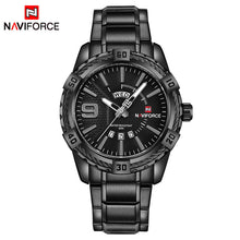 Load image into Gallery viewer, NAVIFORCE Fashion Casual Brand Waterproof Quartz Watch Men Military Stainless Steel Sports Watches Man Clock Relogio Masculino
