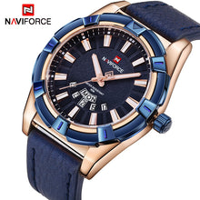 Load image into Gallery viewer, 2018 NEW NAVIFORCE Luxury Brand Men's Quartz Watches Men Fashion Casual Leather Sports Watch Man Date Clock Relogio Masculino