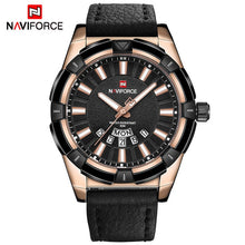 Load image into Gallery viewer, 2018 NEW NAVIFORCE Luxury Brand Men's Quartz Watches Men Fashion Casual Leather Sports Watch Man Date Clock Relogio Masculino