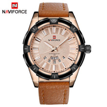 Load image into Gallery viewer, 2018 NEW NAVIFORCE Luxury Brand Men's Quartz Watches Men Fashion Casual Leather Sports Watch Man Date Clock Relogio Masculino