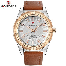 Load image into Gallery viewer, 2018 NEW NAVIFORCE Luxury Brand Men's Quartz Watches Men Fashion Casual Leather Sports Watch Man Date Clock Relogio Masculino