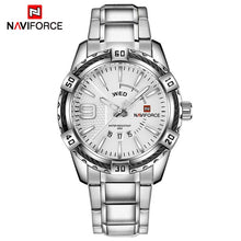 Load image into Gallery viewer, New Fashion Luxury Brand NAVIFORCE Men Gold Watches Men's Waterproof Stainless Steel Quartz Watch Male Clock Relogio Masculino