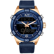 Load image into Gallery viewer, NAVIFORCE Luxury Brand Men Fashion Sports Watches Men's Waterproof Quartz Date Clock Man Leather Army Military Wrist Watch