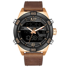 Load image into Gallery viewer, NAVIFORCE Luxury Brand Men Fashion Sports Watches Men's Waterproof Quartz Date Clock Man Leather Army Military Wrist Watch