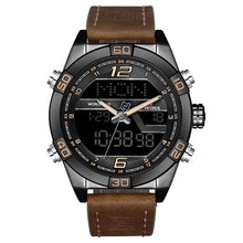 Load image into Gallery viewer, NAVIFORCE Luxury Brand Men Fashion Sports Watches Men's Waterproof Quartz Date Clock Man Leather Army Military Wrist Watch