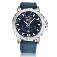 Load image into Gallery viewer, 2018 New Top Luxury Brand Naviforce Leather Strap Sports Watches Men Quartz Clock Sports Military Wrist Watch Relogio masculino