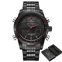 Load image into Gallery viewer, Luxury Brand NAVIFORCE Men Fashion Sport Watches Men's Quartz Digital Analog Clock Man Full Steel Wrist Watch relogio masculino