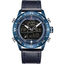 Load image into Gallery viewer, 2018 Mens Watches Top Brand NAVIFORCE Men Fashion Sport Watch Male Waterproof Quartz Digital Led Clock Mens Military Wristwatch