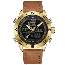 Load image into Gallery viewer, 2018 Mens Watches Top Brand NAVIFORCE Men Fashion Sport Watch Male Waterproof Quartz Digital Led Clock Mens Military Wristwatch