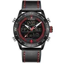 Load image into Gallery viewer, 2018 Mens Watches Top Brand NAVIFORCE Men Fashion Sport Watch Male Waterproof Quartz Digital Led Clock Mens Military Wristwatch